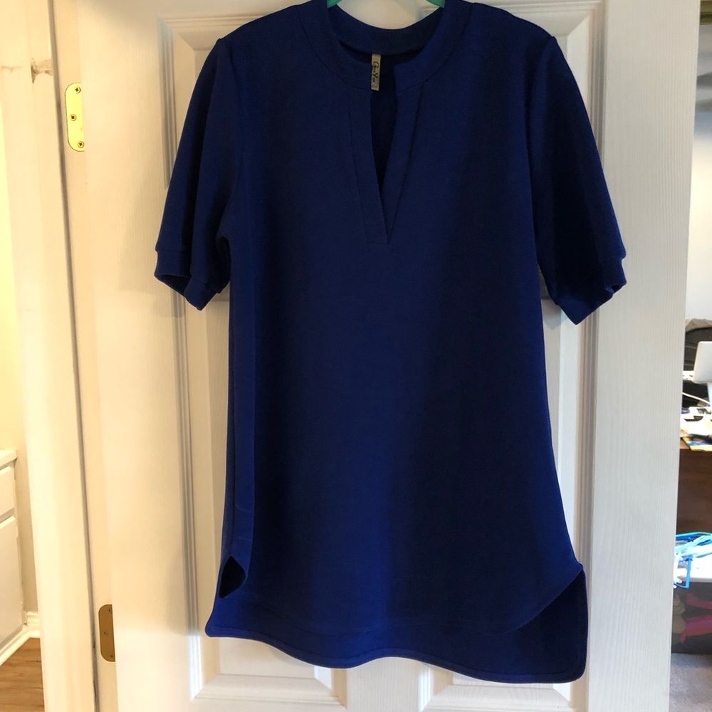 Goo Yoo Royal Blue Tunic. Size XL.